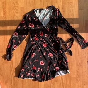 H&M Floral Wrap Dress!